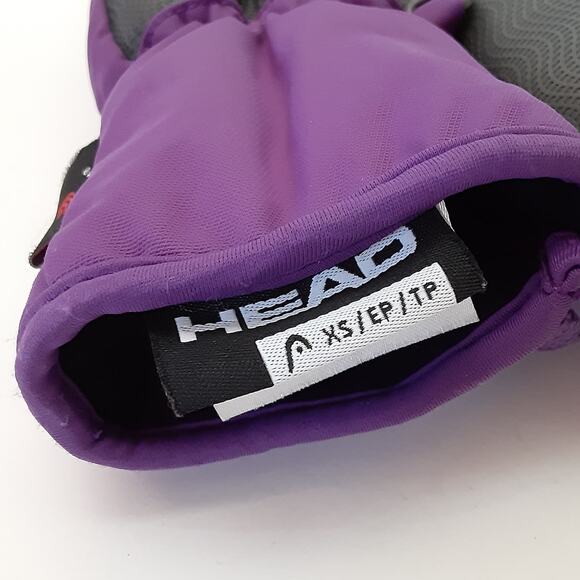 Head Sports Girls XS Mittens Winter Ski Snow Gear Purple Slip Resistant Sport - Picture 7 of 9